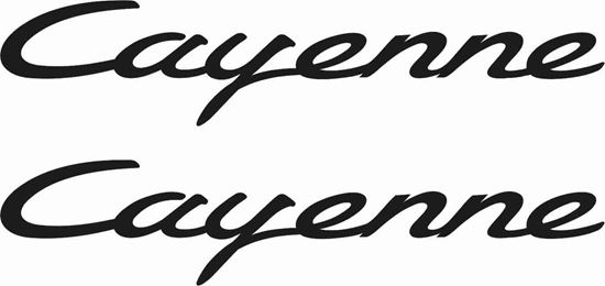 Picture of Cayenne Decals / Stickers