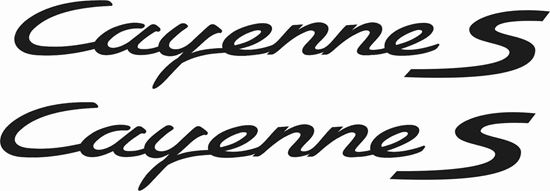 Picture of Cayenne S Decals / Stickers