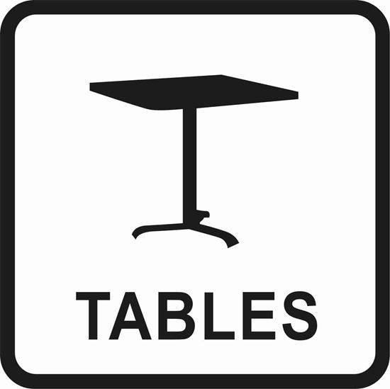 Picture of Bus / Coach Table "Tables" Connect" Sticker