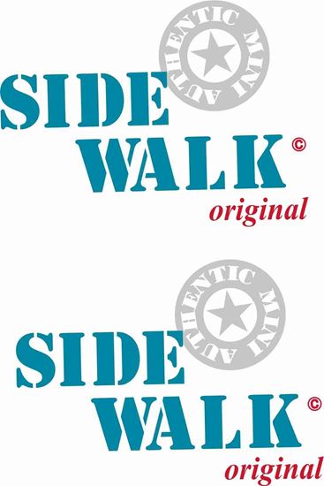 Picture of Mini Side Walk replacement side Decals / Stickers