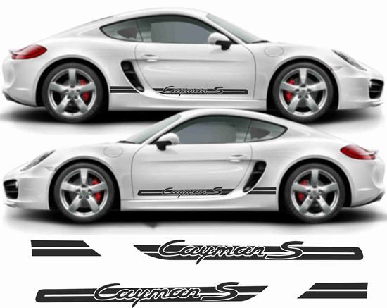 Picture of 981 Boxster / Cayman side stripes