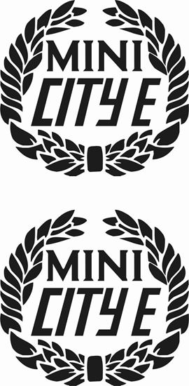 Picture of Mini City E crest  Decals / Stickers