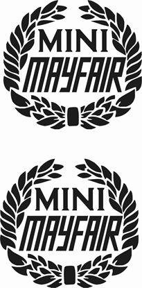 Picture of Mini Mayfair crest  Decals / Stickers