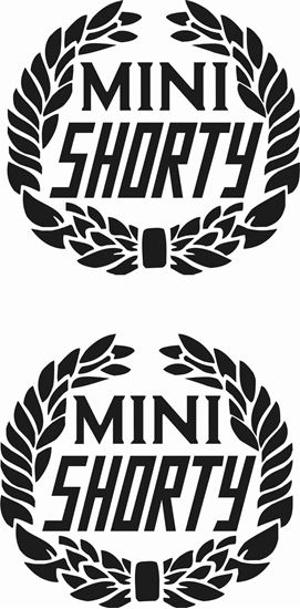Picture of Mini Shorty crest  Decals / Stickers