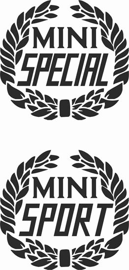 Picture of Mini Special crest  Decals / Stickers