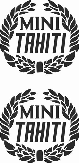 Picture of Mini Tahiti crest  Decals / Stickers