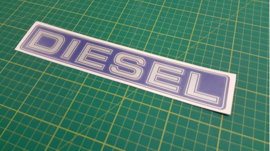 Picture of Nissan Patrol replacement Diesel Decal / Sticker