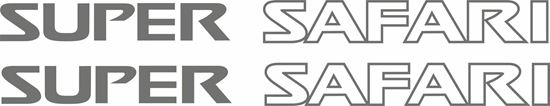 Picture of Nissan Patrol Super Safari Decals / Stickers