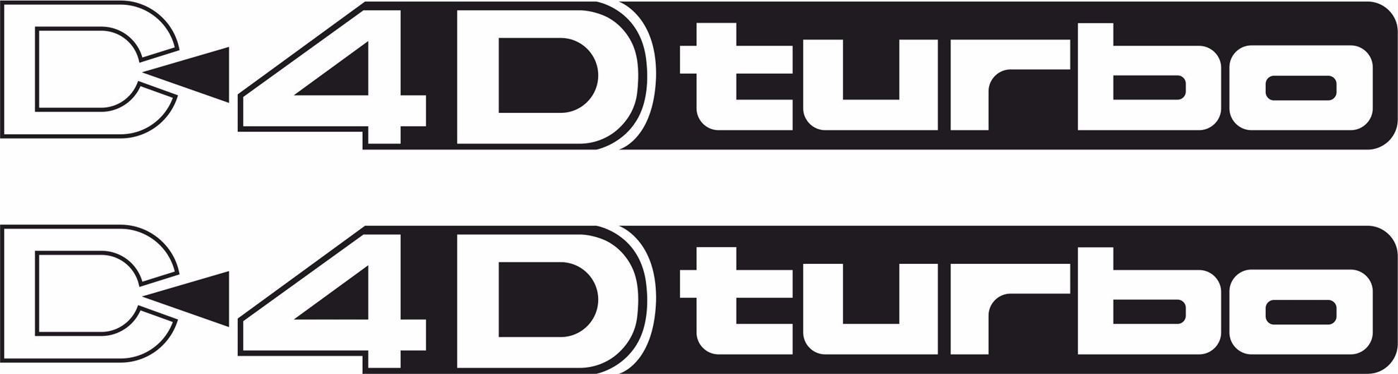 Zen Graphics - D4D Turbo side replacement Decals / Stickers