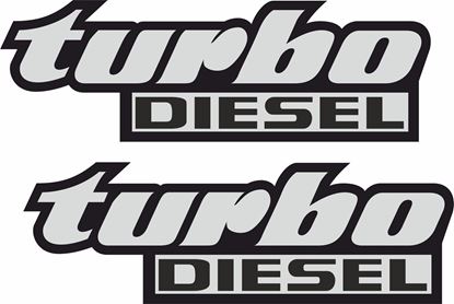 Picture of T3  / T25 Turbo Diesel Decals /  Stickers