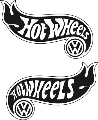 Picture of VW Hot Wheels Decals / Stickers