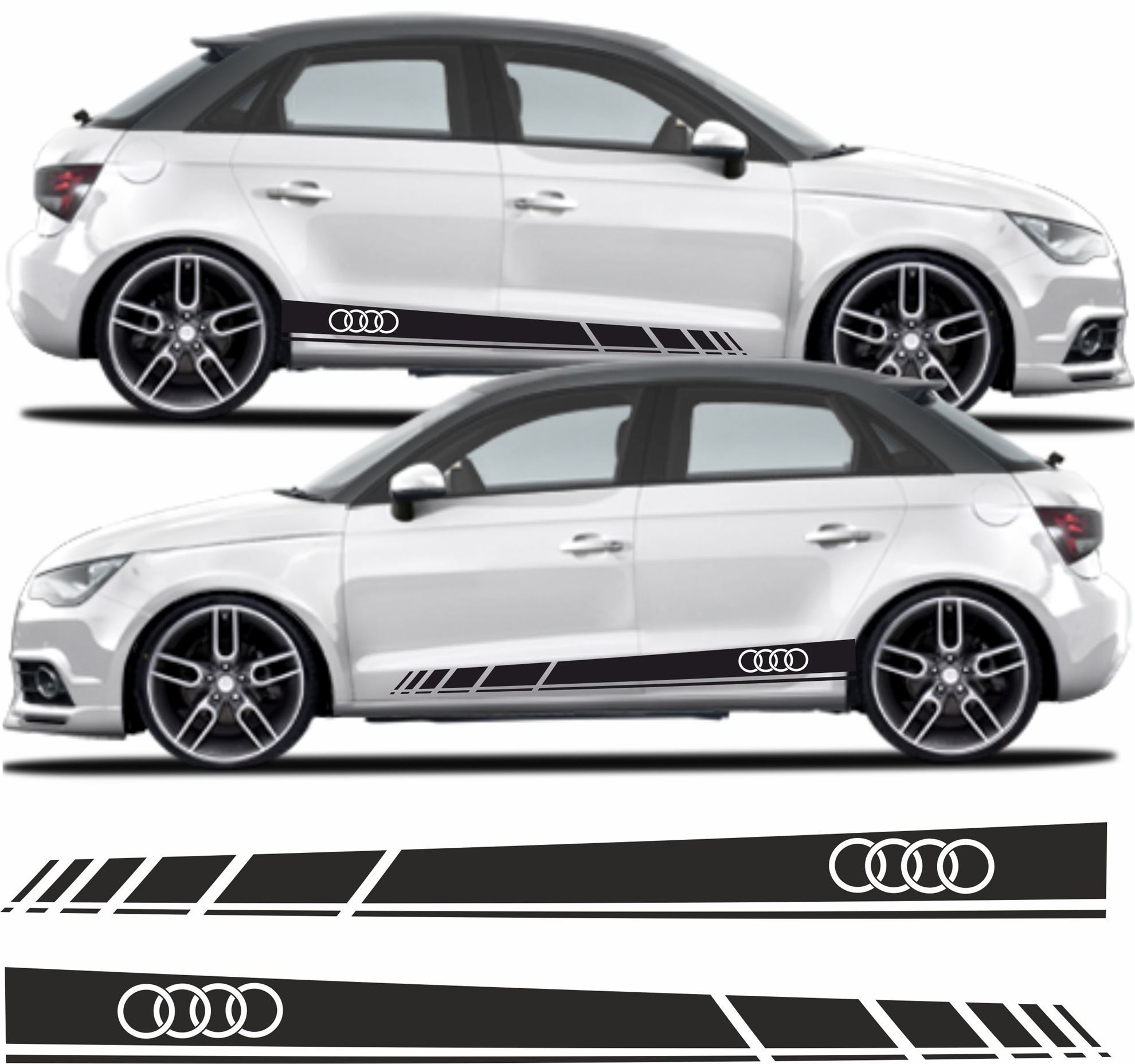 Zen Graphics - Audi A1 Side Stripes / Stickers