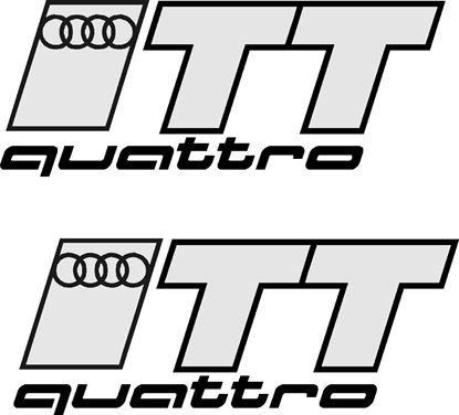 Picture of Audi TT Quattro Decals / Stickers