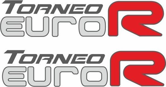 Picture of Honda Torneo Euro R Replacement side Decals / Stickers for lighter paint