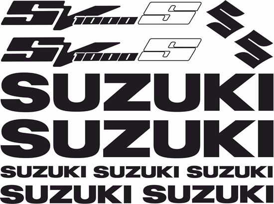 Picture of Suzuki SV1000S Decals / Stickers kit