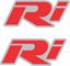 Picture of Series Ri Decals / Stickers for Civic EK