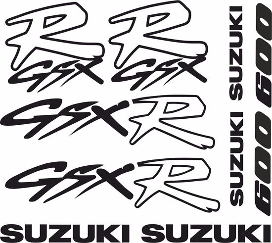 Picture of Suzuki GSX-R 600 1992 - 1996 Decals / Stickers kit