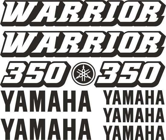 Picture of Yamaha 350 Warrior Decals / Sticker kit
