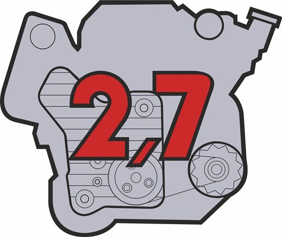 Picture of 911 "2,7" Engine Decal /  Sticker