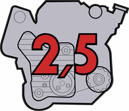 Picture of 911 "2,5" Engine Decal /  Sticker