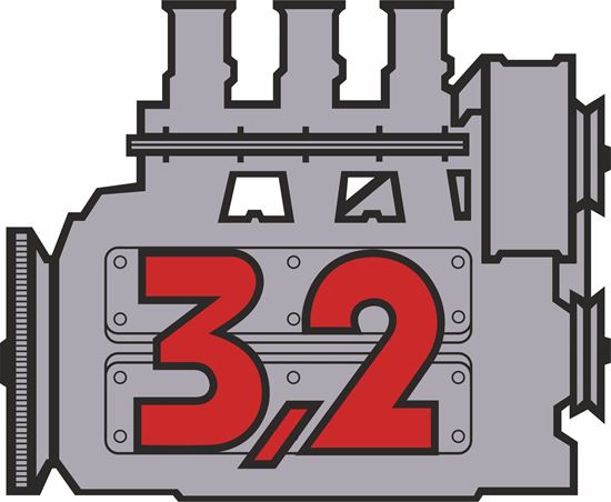 Picture of 911 "3,2" Engine Decal /  Sticker