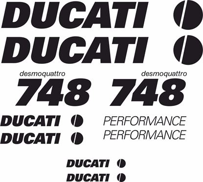 Picture of Ducati 748 desmoquattro Decals / Stickers kit