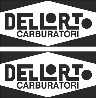 Picture of "Dellorto Carburatori" Track and street race sponsor logo