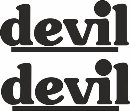 Picture of "Devil" Track and street race sponsor logo