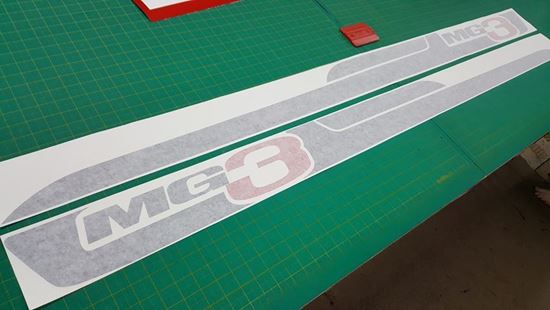 Picture of MG3 side Stripes / Stickers  (Two colour)