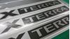 Picture of Nissan Xterra replacement Roof Bar Decals / Stickers