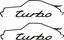Picture of 964 Turbo Decals / Stickers