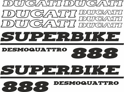 Picture of 888 Superbike desmodue  Decals / Stickers kit