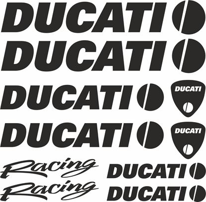 Picture of Ducati Racing Decals / Stickers kit