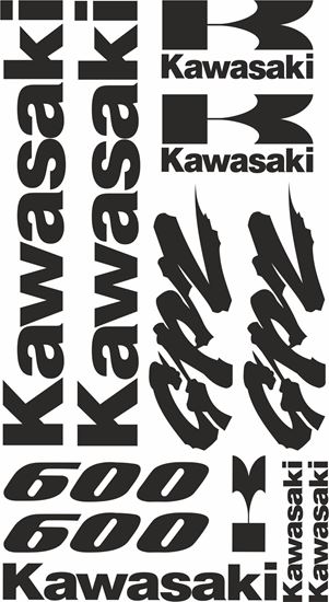 Picture of Kawasaki GPZ 600  Decals / Stickers kit