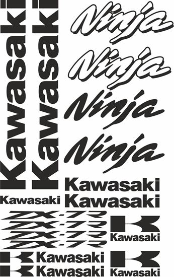 Picture of Kawasaki ZX-7R  Decals / Stickers kit