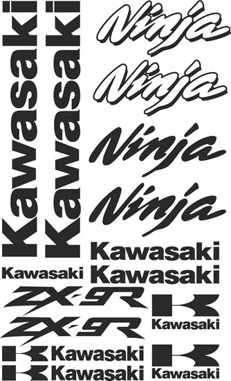 Picture of Kawasaki ZX-9R  Decals / Stickers kit