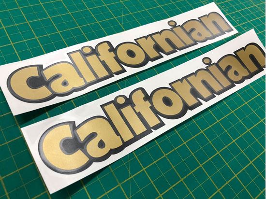 Picture of Mini Moke Californian replacement Decals / Stickers