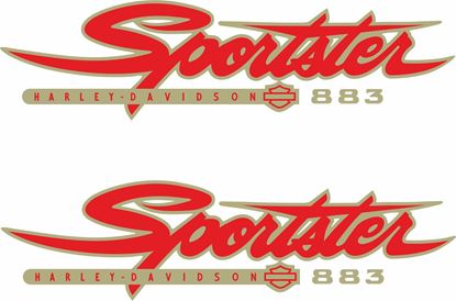 Picture of Harley Davidson Sportster 883 Decals / Stickers