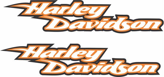 Picture of Harley Davidson panel / Tank  Decals / Stickers