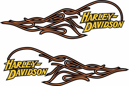 Picture of Harley Davidson panel / Tank  Decals / Stickers