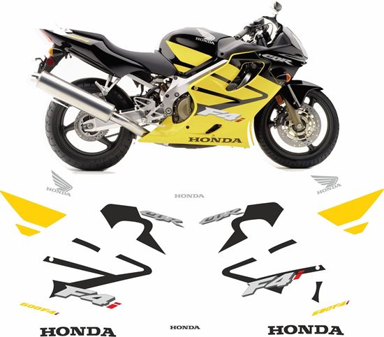 Picture of Honda CBR 600F 4i 2004 - 2007  replacement graphics / Stickers