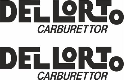 Picture of Dellorto Carburatori Track and street race sponsor logo