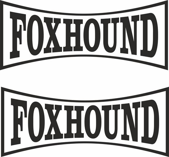 Picture of "Foxhound" Track and street race sponsor logo