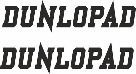 Picture of "Dunlopad" Track and street race sponsor logo