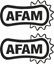 Picture of "Afam" Track and street race sponsor logo