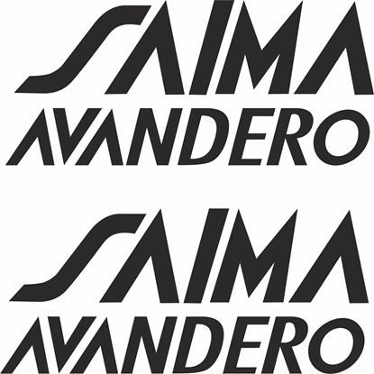 Picture of Saima Avandero Track and street race sponsor logo