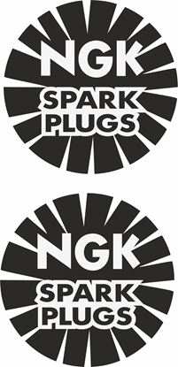 Picture of "NGK Spark Plugs" Track and street race sponsor logo