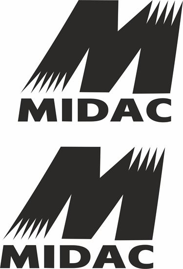 Picture of "Midac" Track and street race sponsor logo