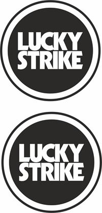 Picture of "Lucky Strike" Track and street race sponsor logo