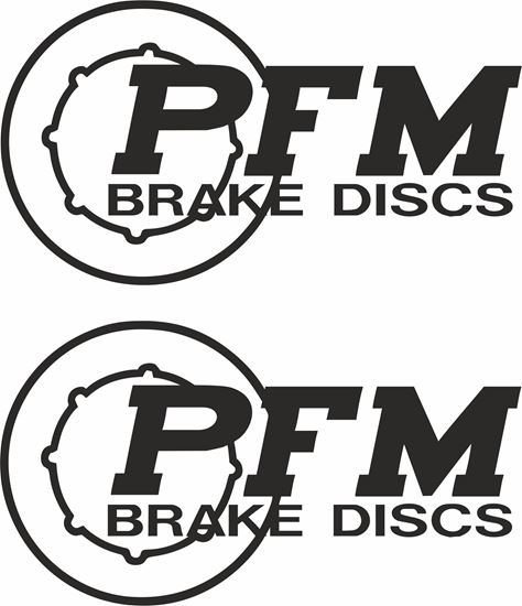 Picture of PFM Brake Discs Track and street race sponsor logo